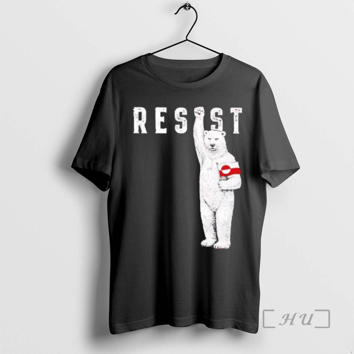 Trending Resist Polar Bear Flag Of Greenland T-Shirts, Hoodie, Sweatshirt | PrintMintTees.com