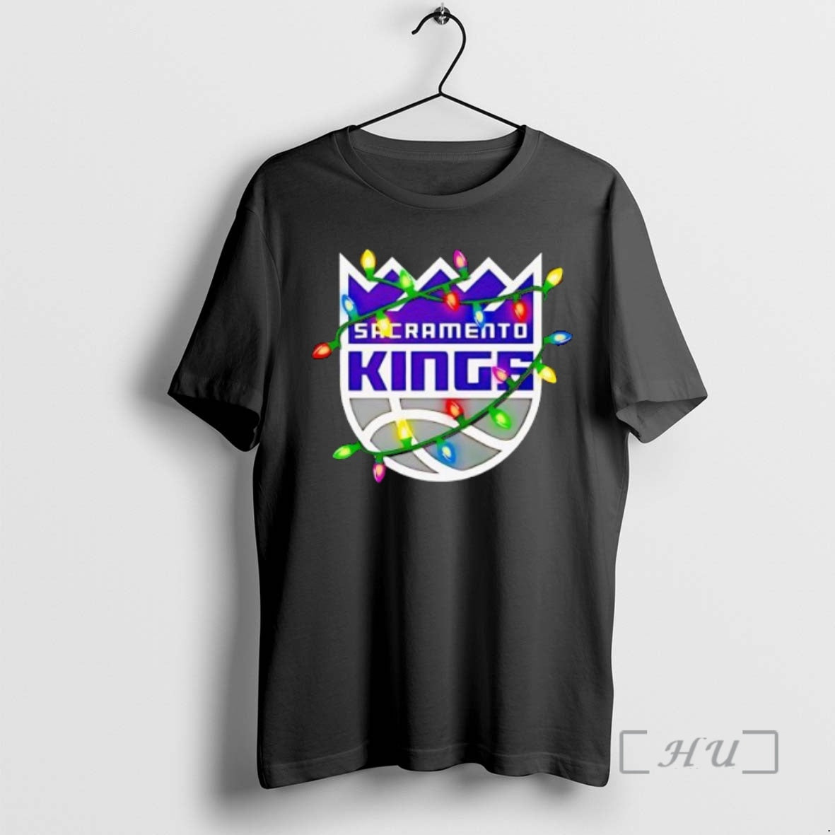 Trending Sacramento Kings Logo Lights Merry Christmas T-Shirts, Hoodie, Sweatshirt | PrintMintTees.com