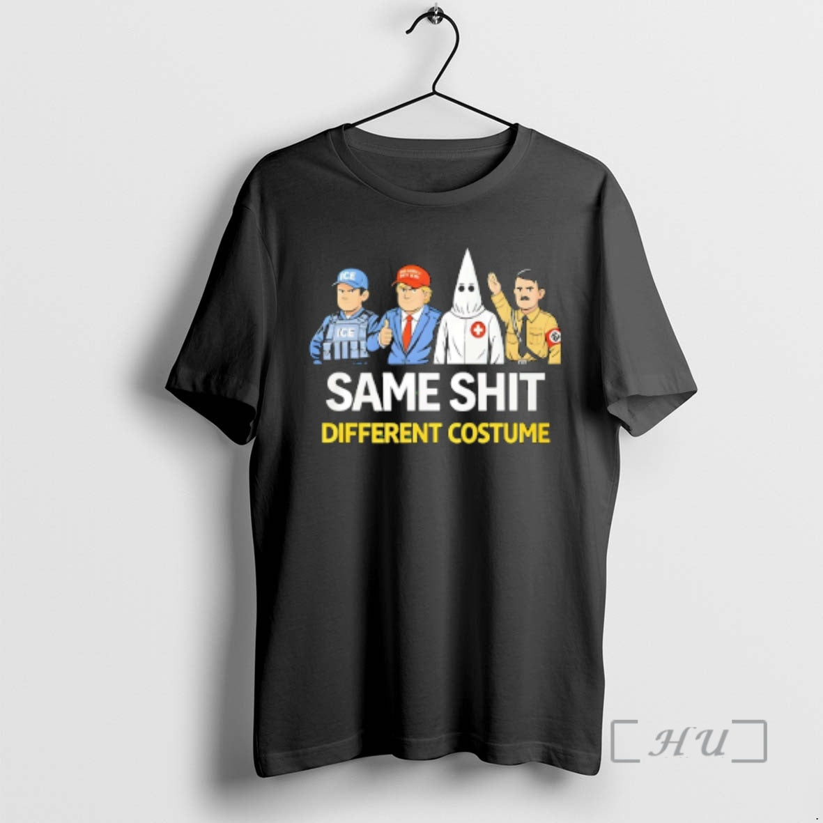 Trending Same Shit Different Costume Ice Trump Caricature T-Shirts, Hoodie, Sweatshirt