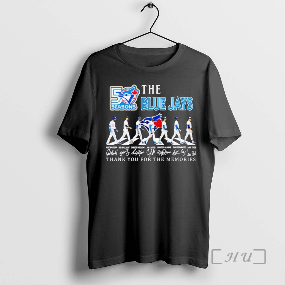 Trending The Toronto Blue Jays 50 Seasons Thank You For The Memories Premium T Shirts Hoodie, Sweatshirt | PrintMintTees.com