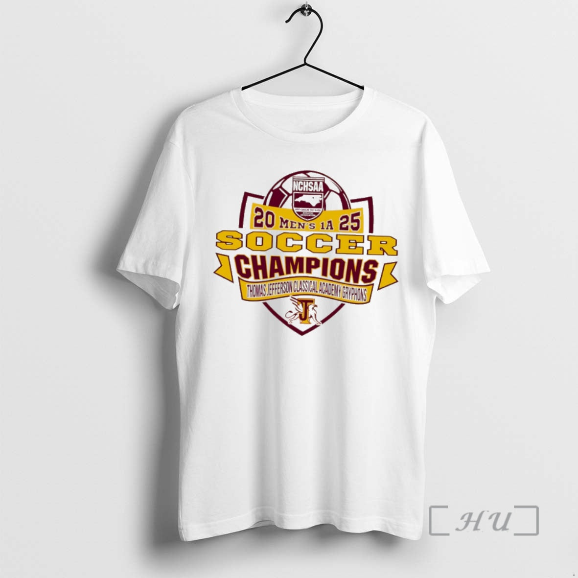 Trending Thomas Jefferson Classical Academy Gryphons Nchsaa Soccer Division1a Champions 2025 Premium T Shirts Sweater...