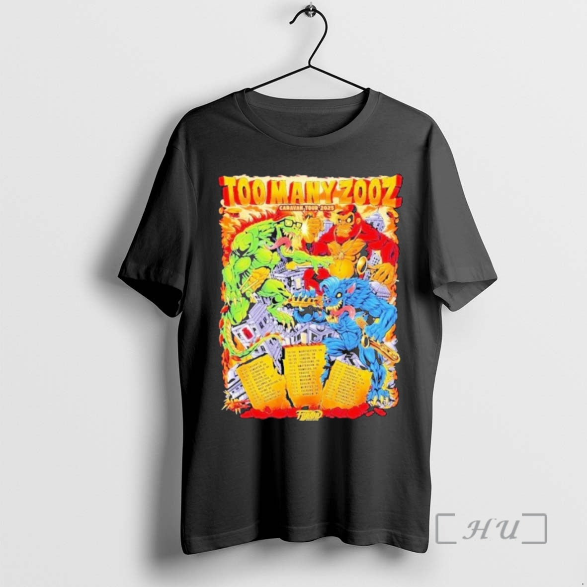 Trending Too Many Zooz Caravan Tour 2025 Dates T-Shirts, Hoodie, Sweatshirt | PrintMintTees.com