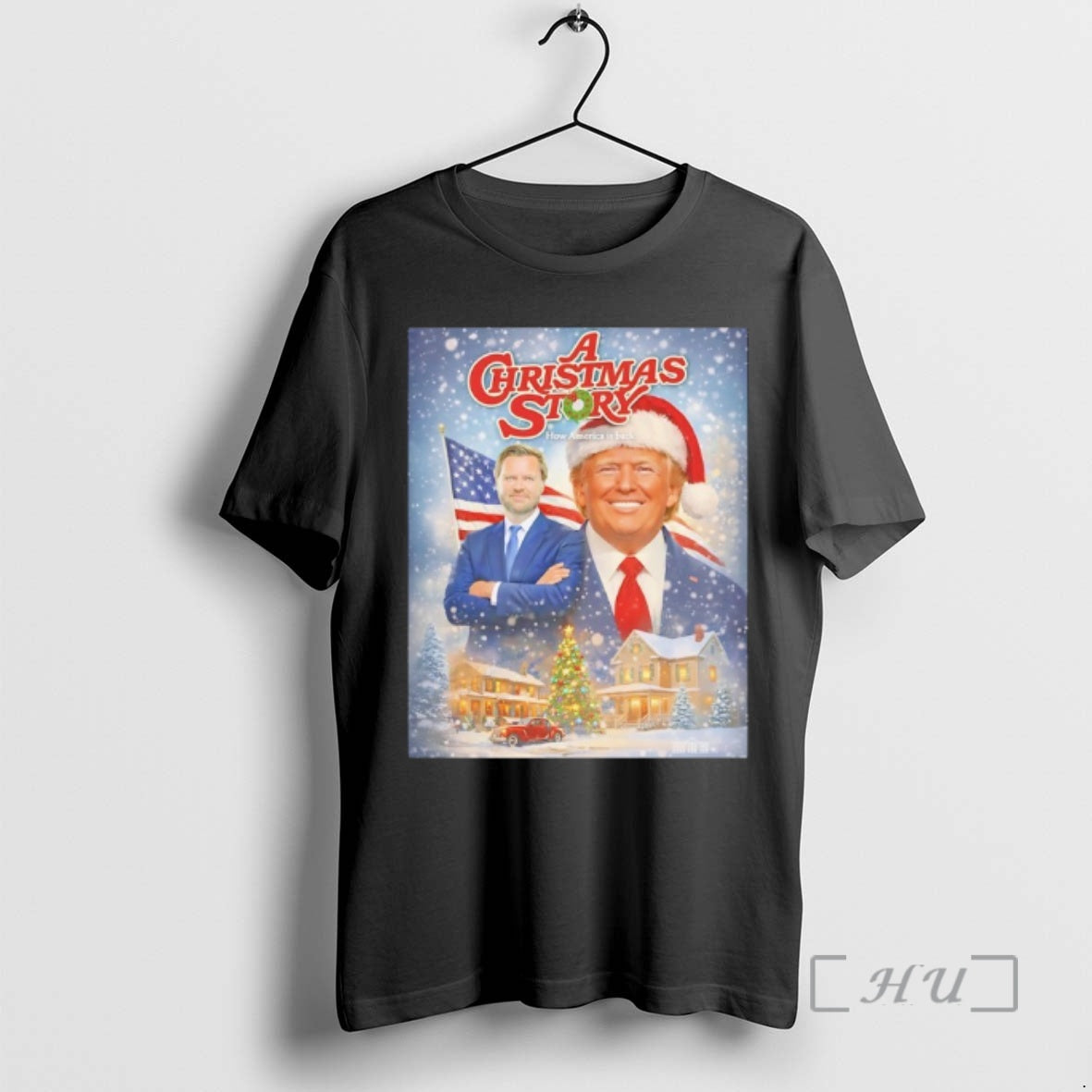 Trending Trump And Vance A Christmas Story How America Is Back Premium T Shirts Sweater Hoodie, Sweatshirt