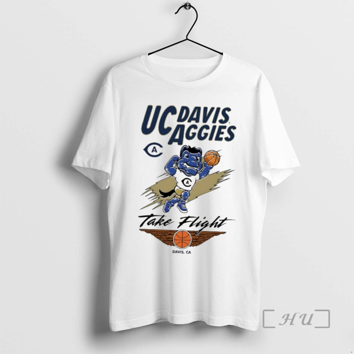 Trending Uc Davis Aggies Basketball Take Flight Mascot T-Shirts, Hoodie, Sweatshirt | PrintMintTees.com