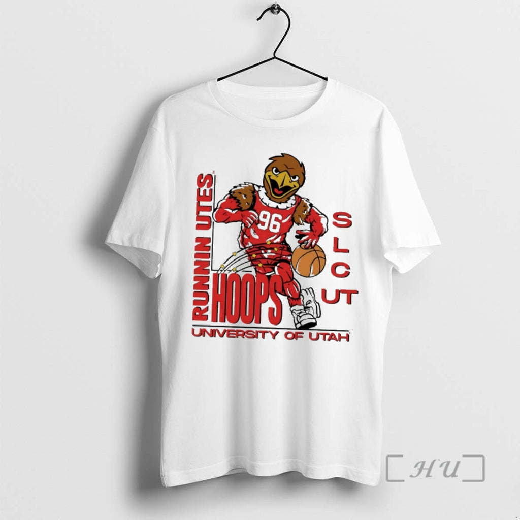 Trending University Of Utah Runnin Utes Hoops Swoop Mascot T-Shirts, Hoodie, Sweatshirt | PrintMintTees.com