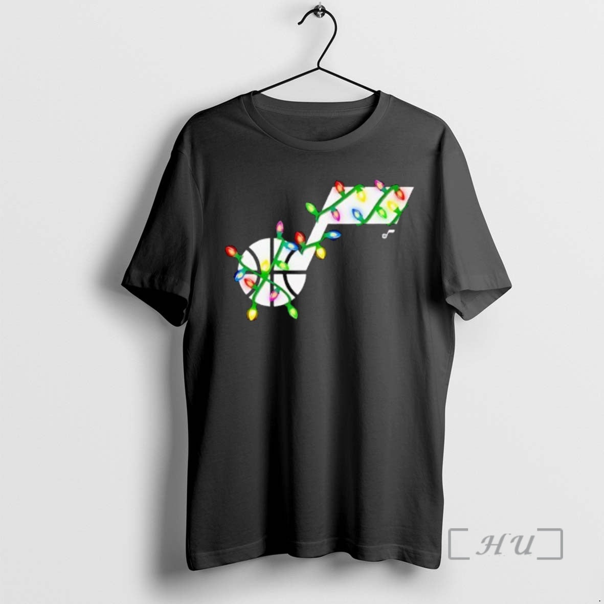 Trending Utah Jazz Logo Lights Merry Christmas T-Shirts, Hoodie, Sweatshirt | PrintMintTees.com