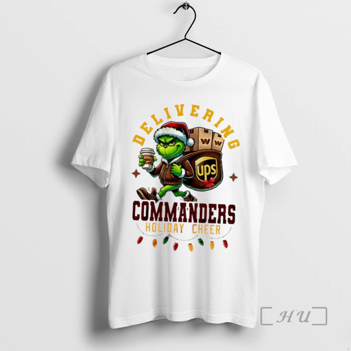 Trending Washington Commanders Grinch Delivering Ups Holiday Cheer Christmas T-Shirts, Hoodie, Sweatshirt | PrintMintTees.com