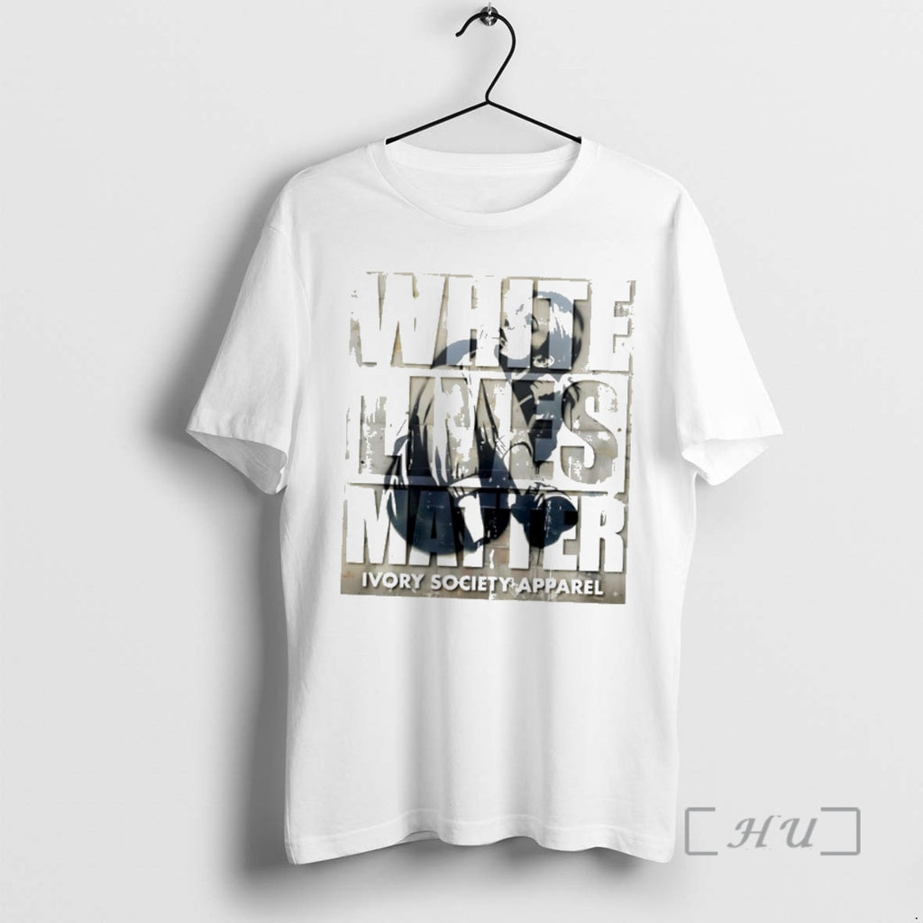 Trending White Lives Matter Ivory Society Apparel T-Shirts, Hoodie, Sweatshirt | PrintMintTees.com