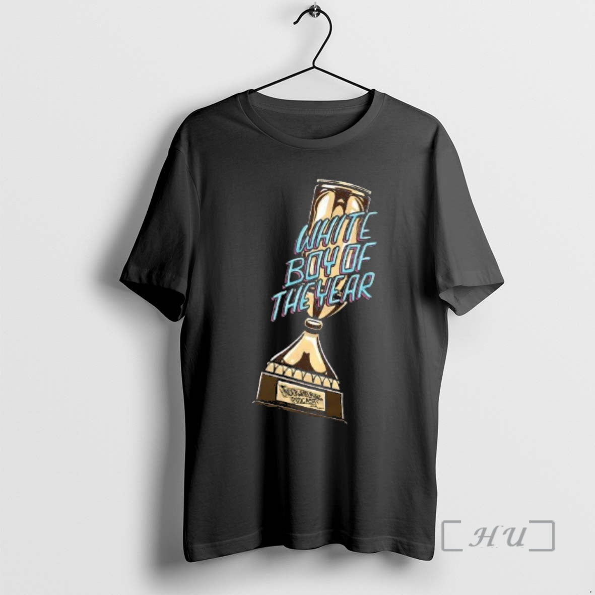 Trending White Boy Of The Year Underwhelming Podcast Trophy Logo T-Shirts, Hoodie, Sweatshirt | PrintMintTees.com