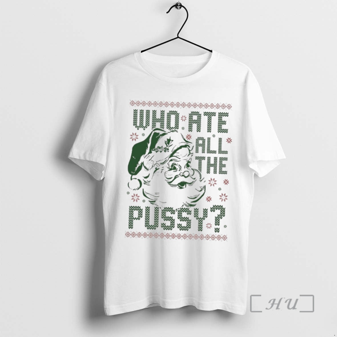 Trending Who Ate All The Pussy Santa 2025 Christmas Ugly T-Shirts, Hoodie, Sweatshirt | PrintMintTees.com