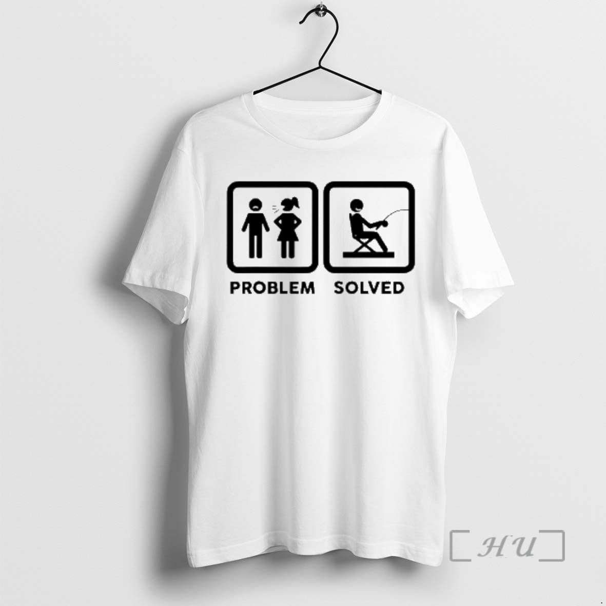 Trending Wife Problem Solved Funny Fishing Lover T-Shirts, Hoodie, Sweatshirt | PrintMintTees.com
