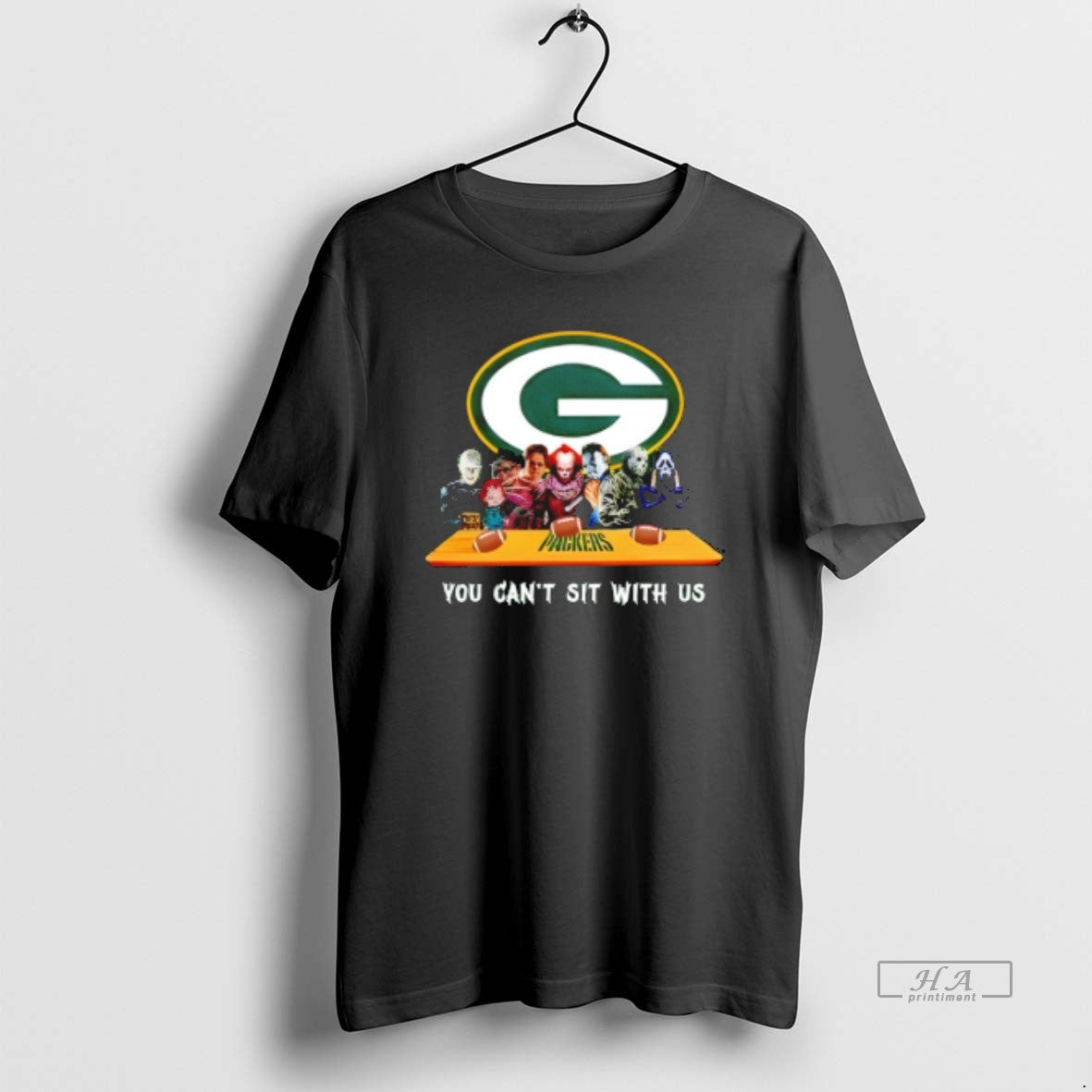 Trendy Horror Movie Characters You Cant Sit With Us Green Bay Packers Halloween