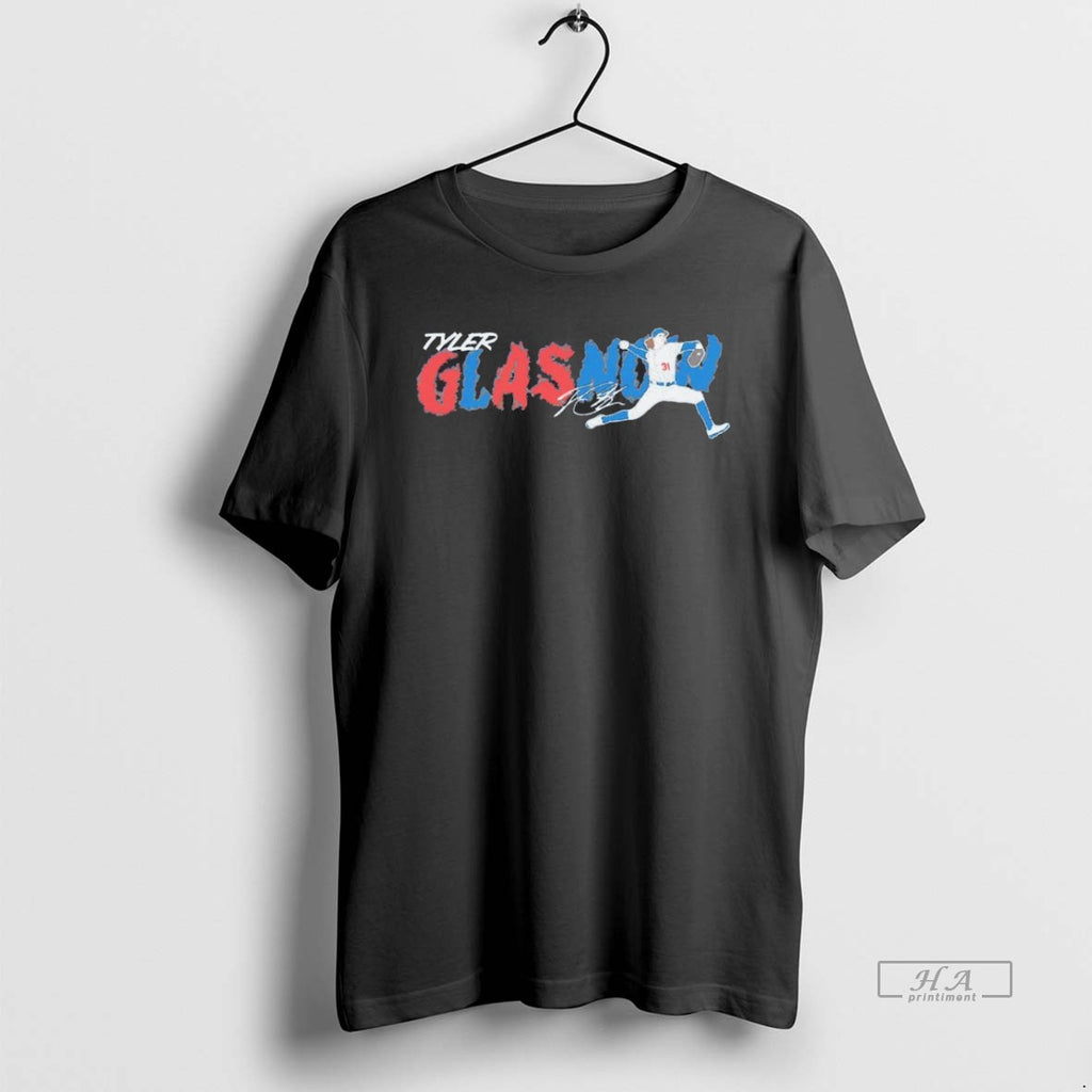 Trendy Judd1vio Tyler Glasnow Los Angeles Dodgers Signature Player Blackshirt