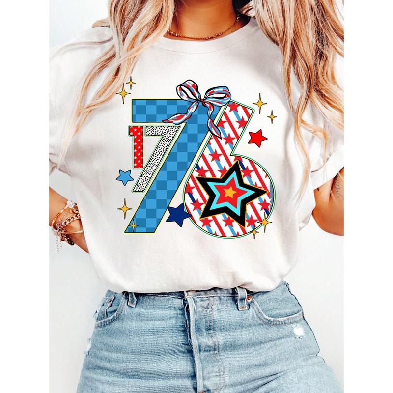 Trendy T - Shirt: Stylish "1776" Graphic with Patriotic Elements style 02 Hoodie Sweatshirt | PrintMintTees.com