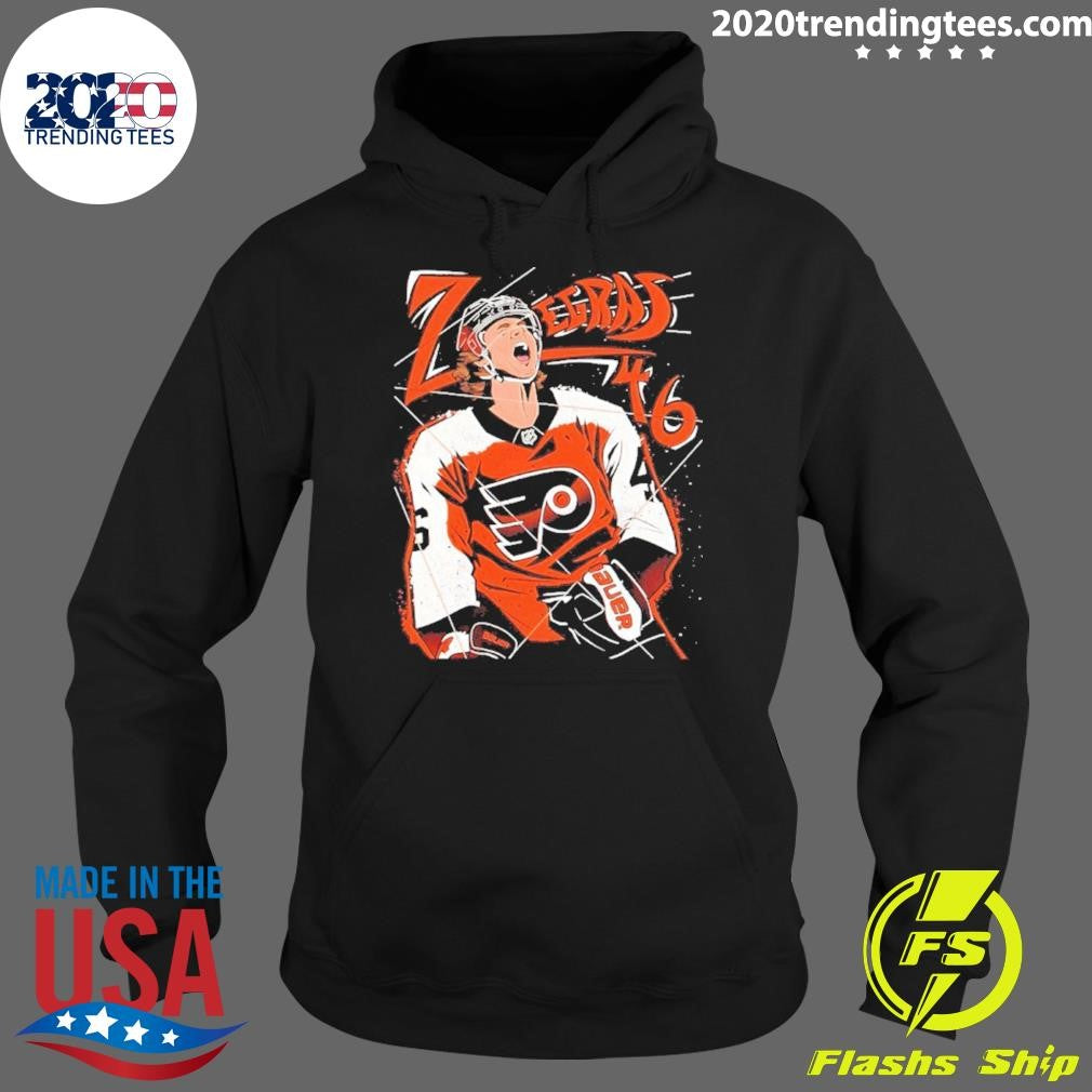 Trevor Zegras Screaming Philadelphia Flyers Shirt