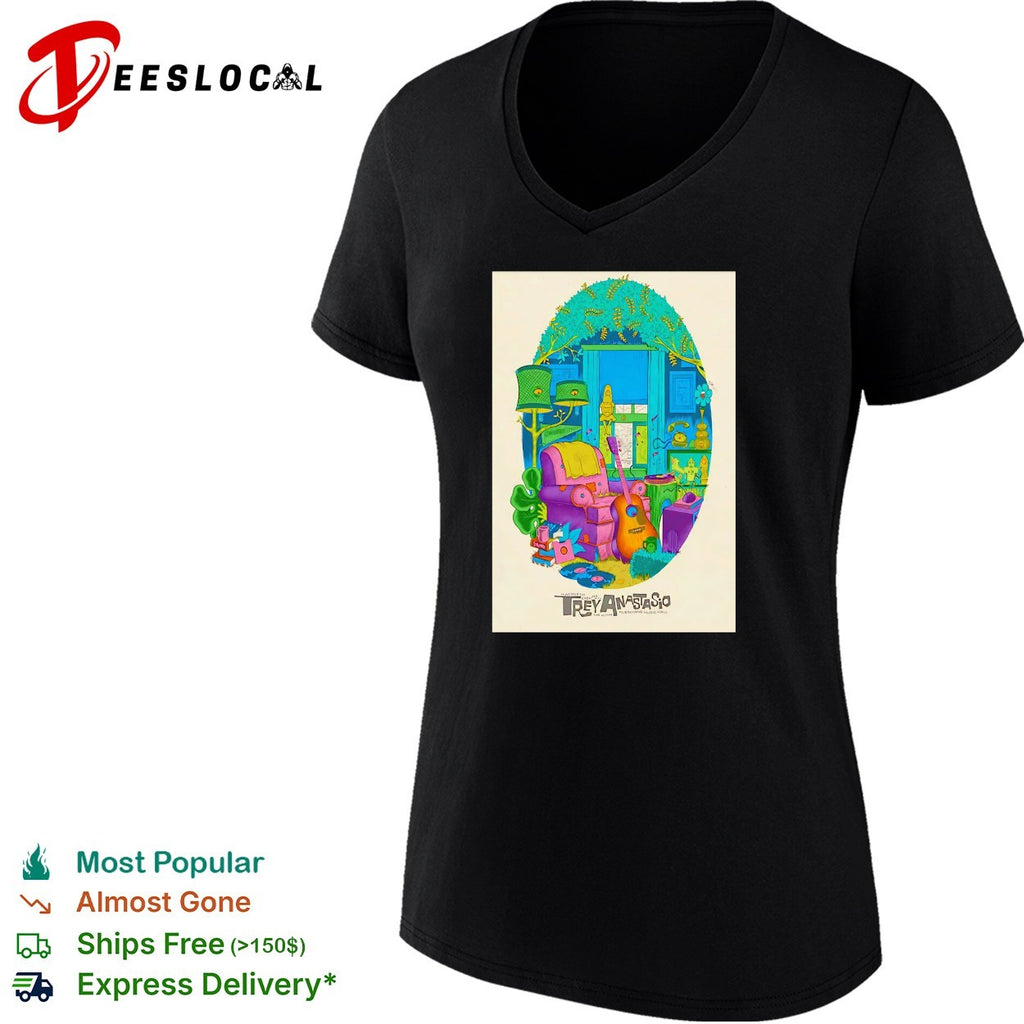 Trey Anastasio illustrated room poster shirt