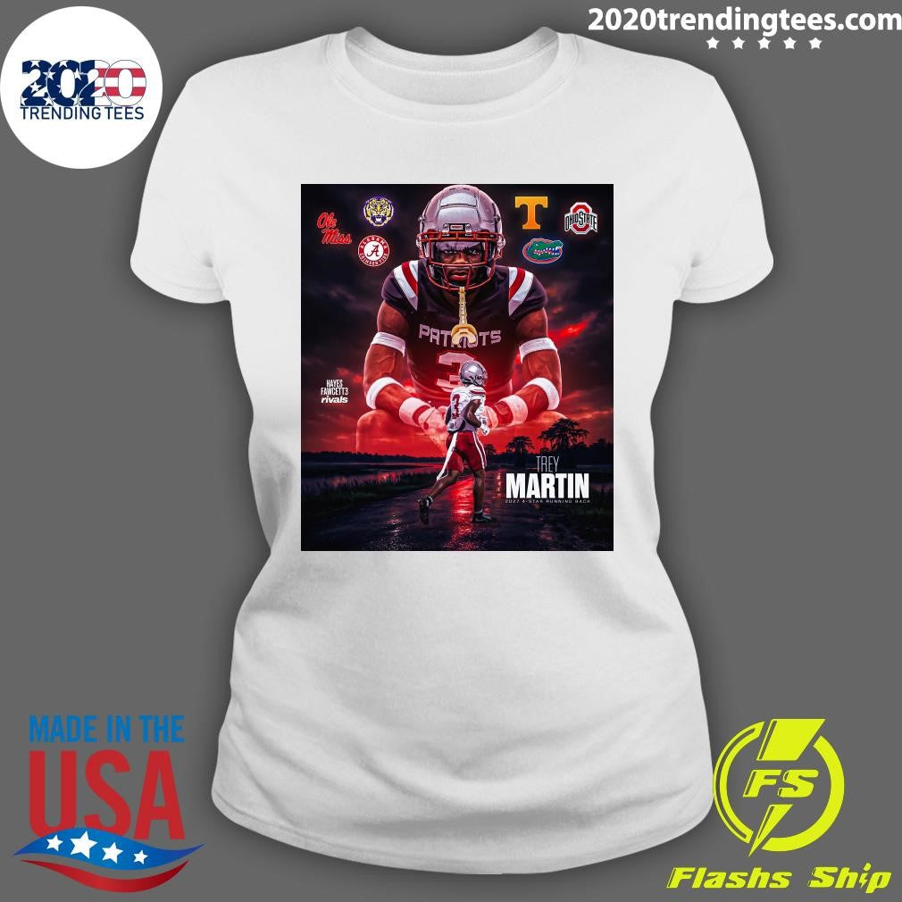 Trey Martin The 5’10 200 RB from Winnsboro, LA is ranked as the No. 10 RB in the 2027 Rivals300 Shirt
