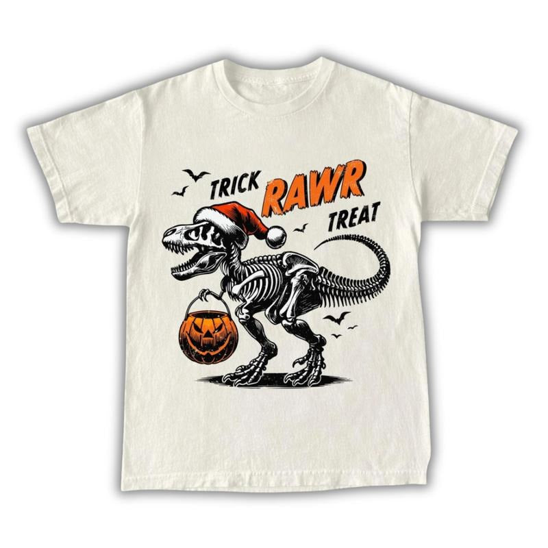 Trick Rawr Treat Halloween Shirt, Funny Halloween Shirt, Hocus Pocus, Halloween 2024 Shirt Hoodie Sweatshirt