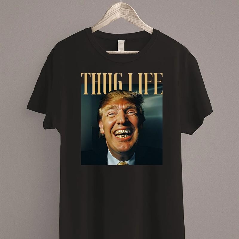 TruUmMp Golden Grillz MA GA Mugshot Thuglife shirt,Trending Tee, Country Music Concert Merch, Fathers day shirt Hoodie...