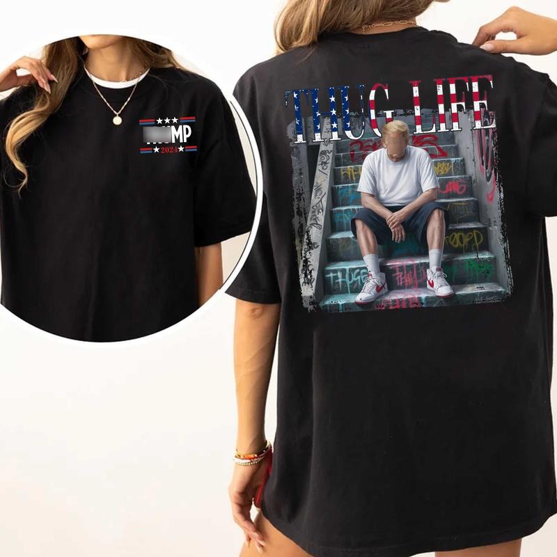 TruUmmP Thuglife 2 Side Trending Shirt, Man I Loive Fel0n Shirt, TruUmMp Maga shirt,Trending Tee, Country Music Concert...