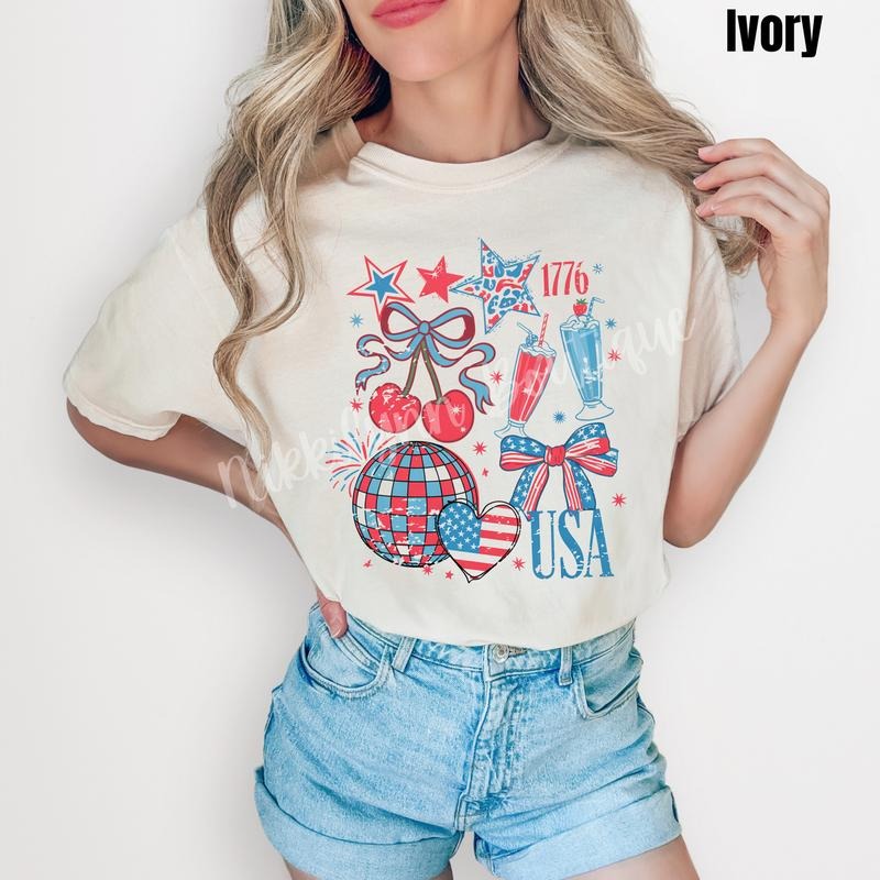 True American Collage Comfort Colors T-Shirt 'NLB' Hoodie, Sweatshirt | PrintMintTees.com
