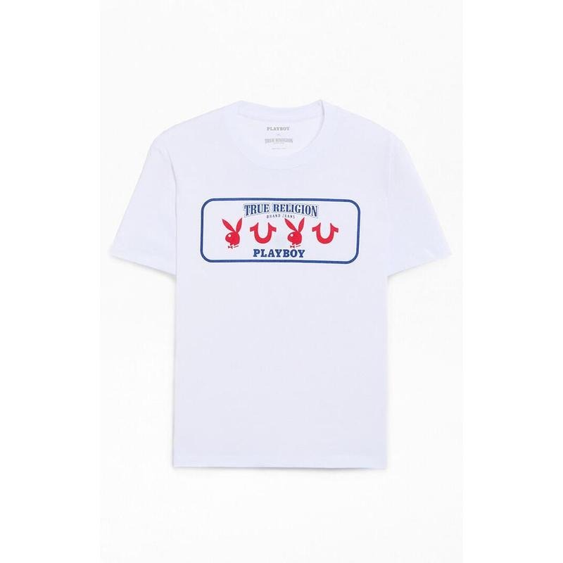 True Religion Men's x Playboy Logo T-Shirt - Multicolor Hoodie, Sweatshirt | PrintMintTees.com