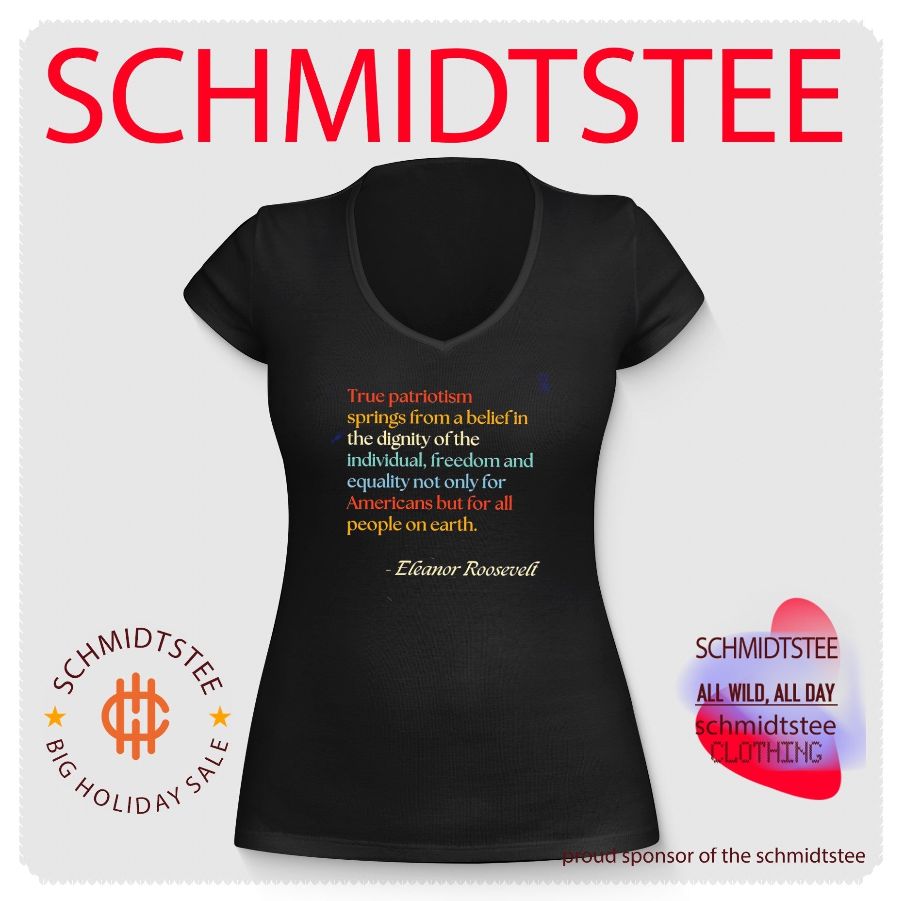 True patriotism springs from a belief in the dignity of the individual freedom shirt