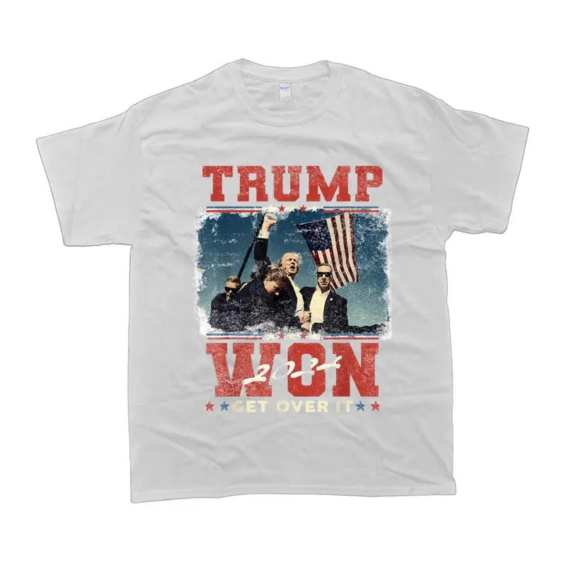 Trumm Won 2024 T-Shirt - Unisex Style Tee - 100% Cotton - Menswear, T-shirt Hoodie Sweatshirt | PrintMintTees.com