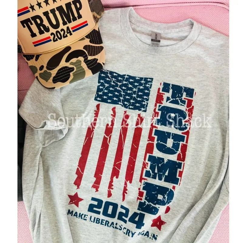 Trump- make libs cry t shirt Hoodie Sweatshirt | PrintMintTees.com