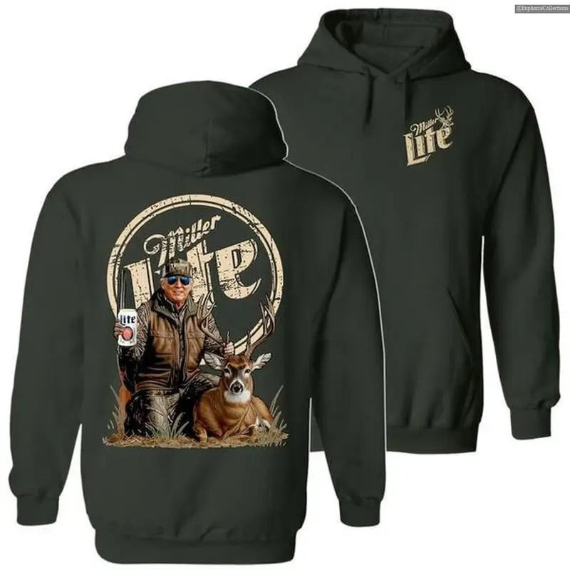 #Trump Beer Crewneck, T-Shirt or Hoodie, New President Shirt , Global Trending Outfits Sweatshirt | PrintMintTees.com