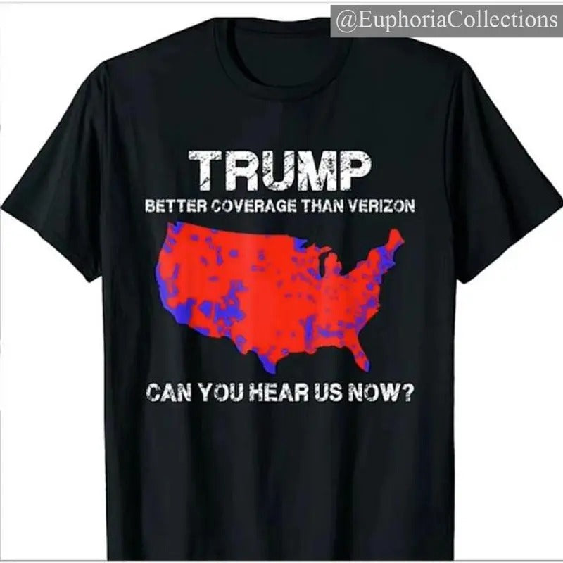 #Trump Better Than Verizon Shirt Unisex Cotton Menswear , Global Trending Outfits Hoodie Sweatshirt | PrintMintTees.com