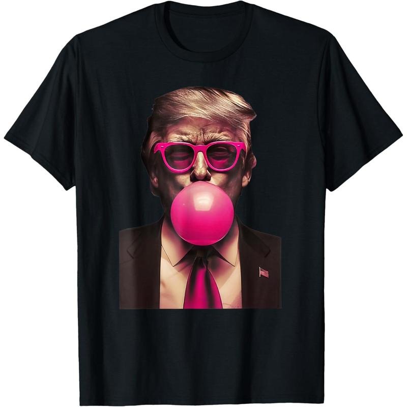 Trump Bubble Gum Funny T-Shirt made in usa Hoodie Sweatshirt | PrintMintTees.com