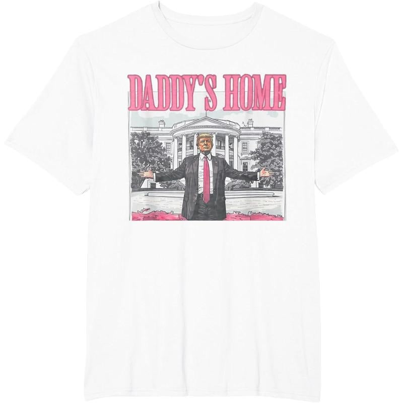 Trump Daddys Home White House 2024 T-Shirt style 02 Hoodie Sweatshirt | PrintMintTees.com