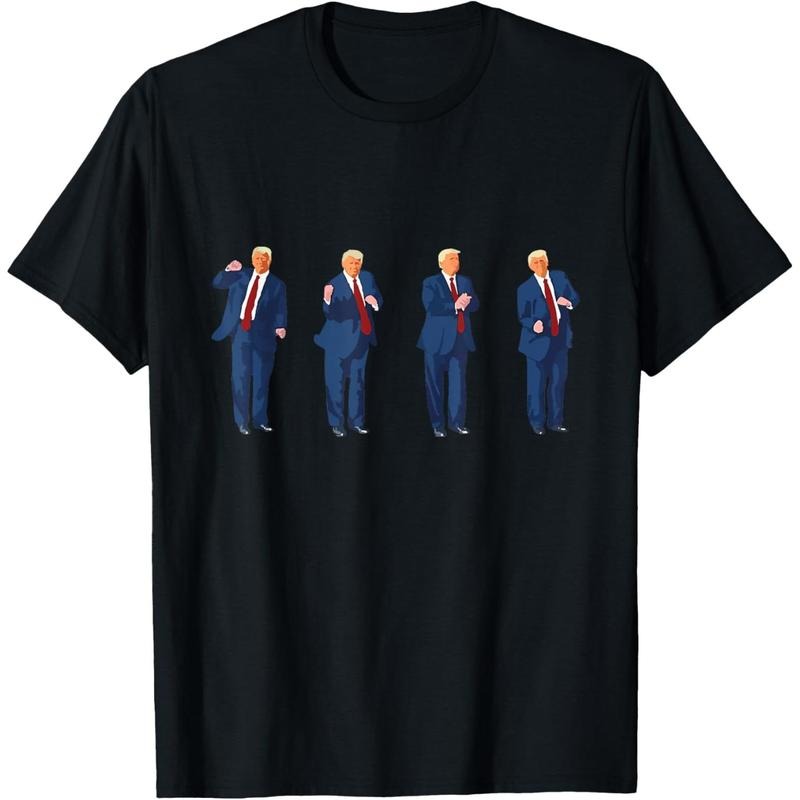 Trump Dance 4th Of July Trump 2024 T-Shirt made in usa Hoodie Sweatshirt | PrintMintTees.com