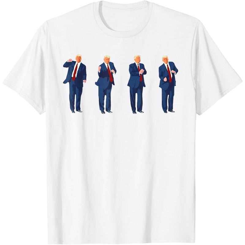 Trump Dance Funny Pro Trump 2024 Vote Trump President MAGA T-Shirt made in usa Hoodie Sweatshirt | PrintMintTees.com