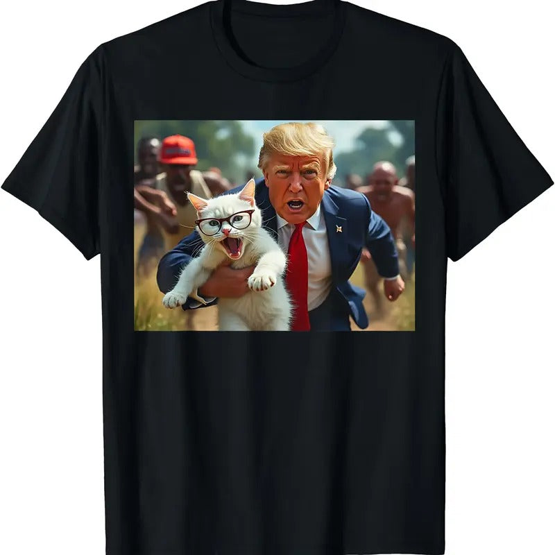 Trump Holding Cat Vote Trump Pets Trump Vote President Cotton Full Size T-Shirts, Hoodie, Sweatshirt