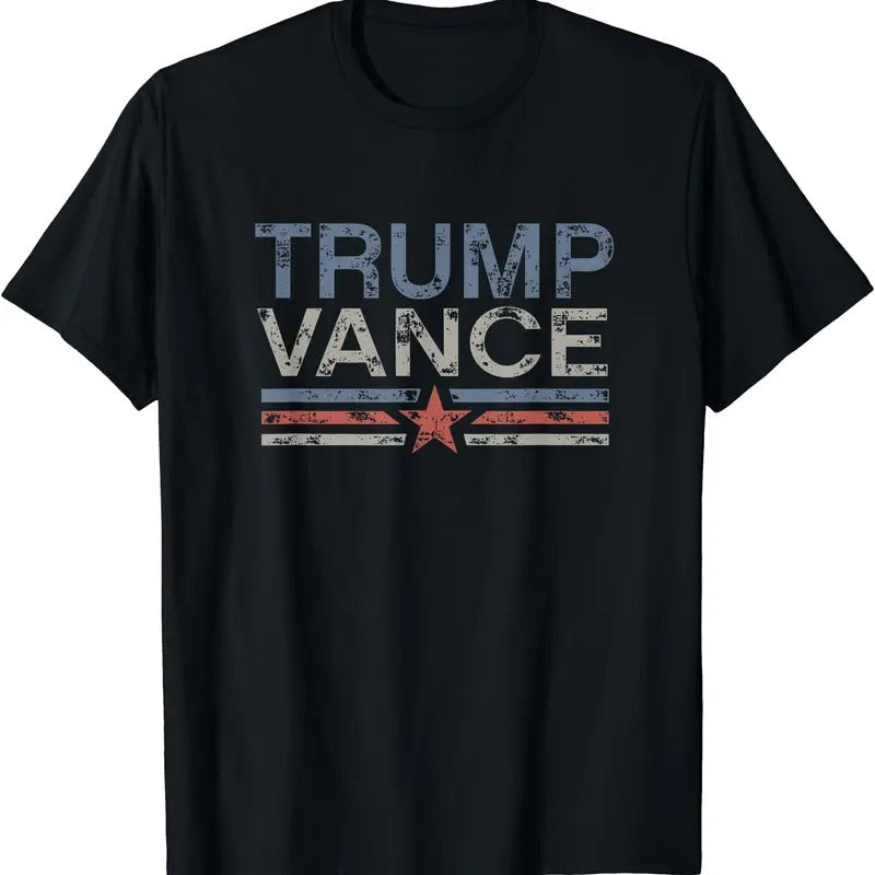 Trump JD Vance 2024 Retro Stripe Trump Vance 2024 T-Shirts, Hoodie, Sweatshirt