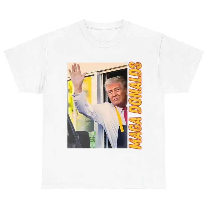 Trump McDonalds Shirt, Trump 2024 Shirt, Trump Vance 2024 MAGA Shirt for Men Womenstyle{n002}2 Hoodie Sweatshirt
