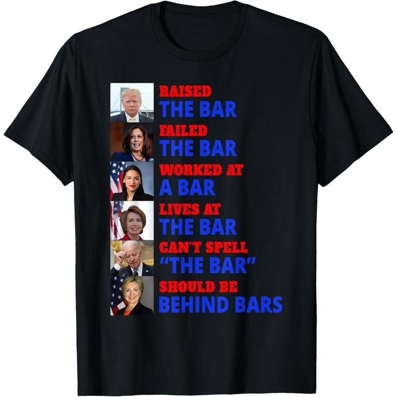 Trump Raised The Bar Harris Failed The Bar T-Shirt made in usa Hoodie Sweatshirt | PrintMintTees.com