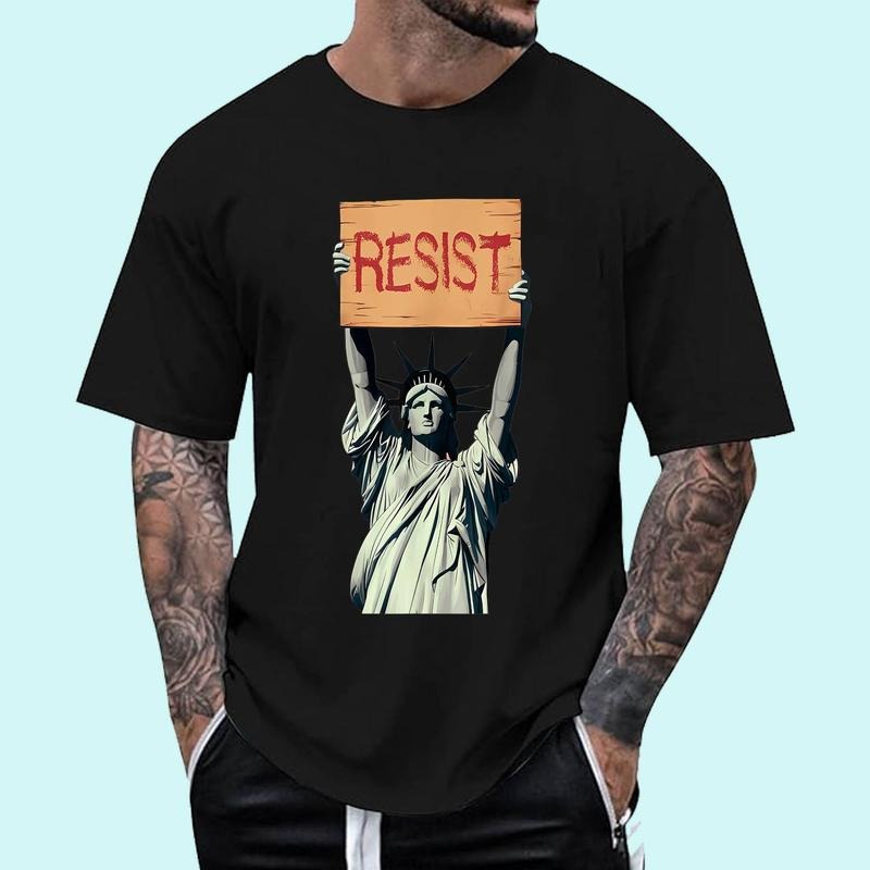 Trump Resist Trump Protest Anti Political Protest Cotton Shirt Hoodie Sweatshirt