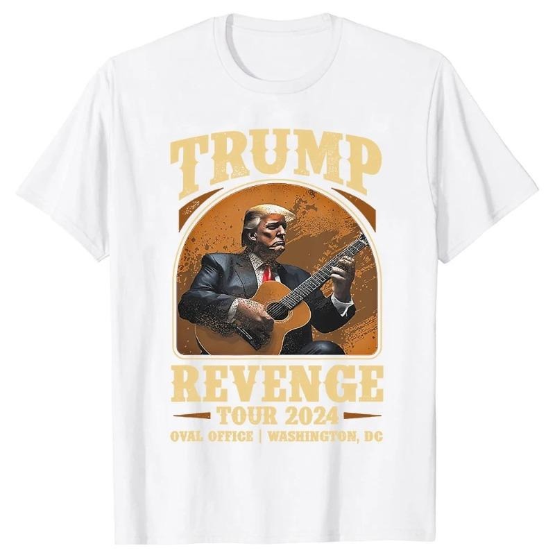 Trump Revenge Tour 2024 T-Shirt Graphic Support Take America Back The Return Fans Short Sleeve T Shirts Women Men...
