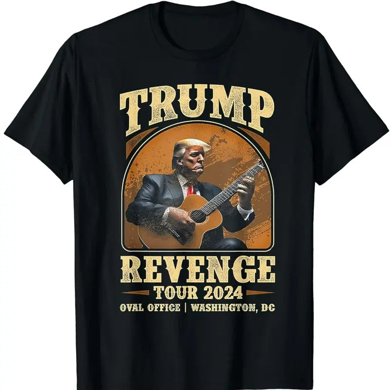 Trump Revenge Tour 2024 T-Shirt Graphic Tee Tops Underwear Crewneck Menswear T Shirt Hoodie, Sweatshirt | PrintMintTees.com