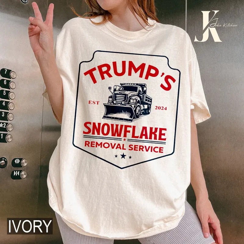Trump Snowflake Removal Service 2024 T-Shirt