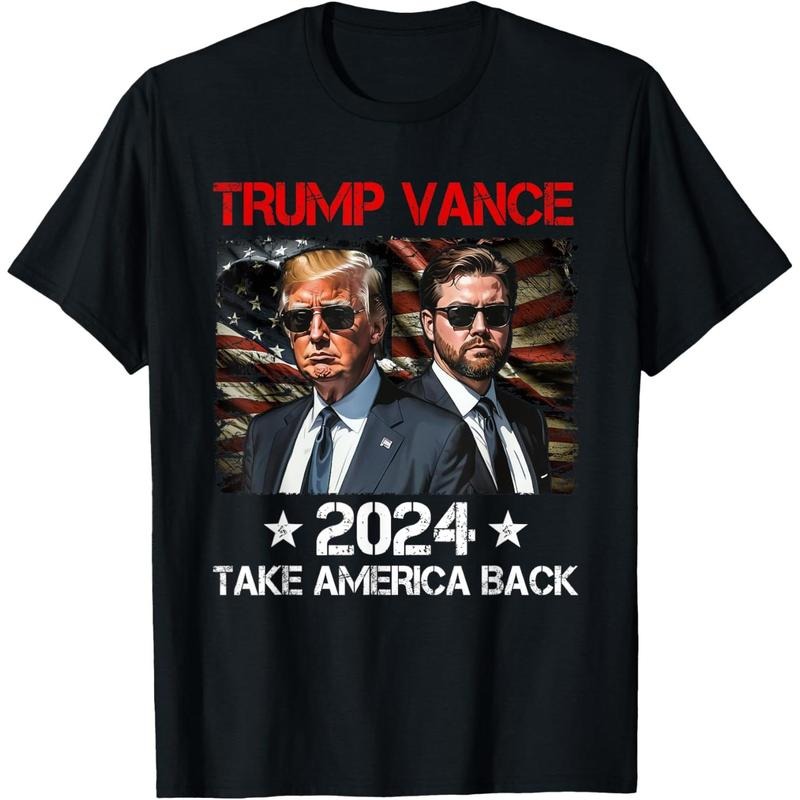 Trump Vance 2024 Donald Trump J.D. Vance Take America Back T-Shirt made in usa Hoodie Sweatshirt | PrintMintTees.com