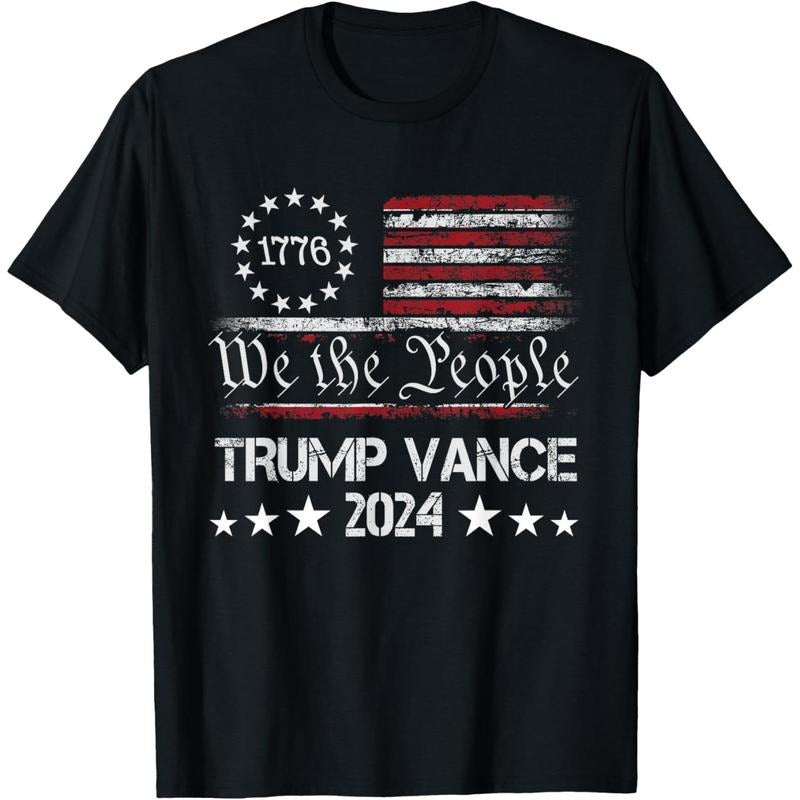 Trump Vance 2024 President Trump Supporter Re-Election T-Shirt made in usa Hoodie Sweatshirt | PrintMintTees.com