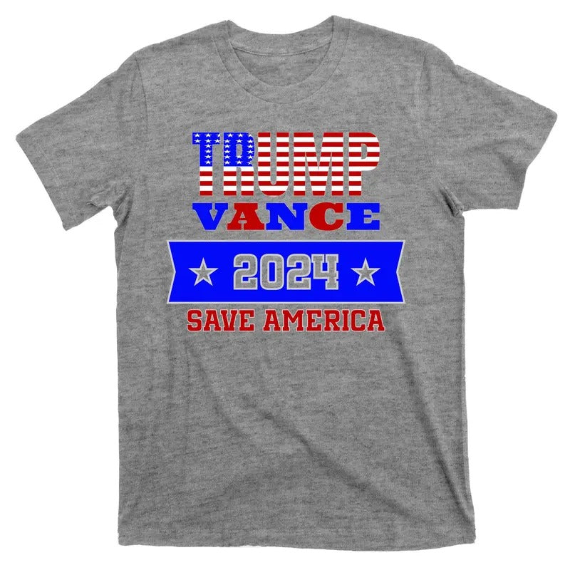 Trump Vance 2024 Save America T-Shirt Hoodie Sweatshirt | PrintMintTees.com