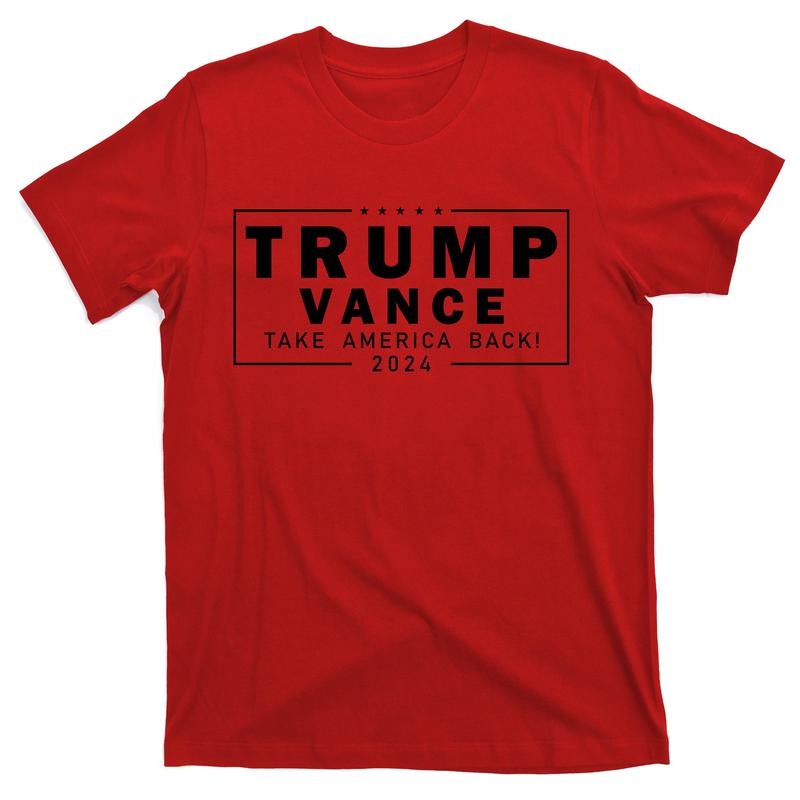 Trump Vance 2024 Take America Back Blackout Logo T-Shirt Hoodie Sweatshirt | PrintMintTees.com