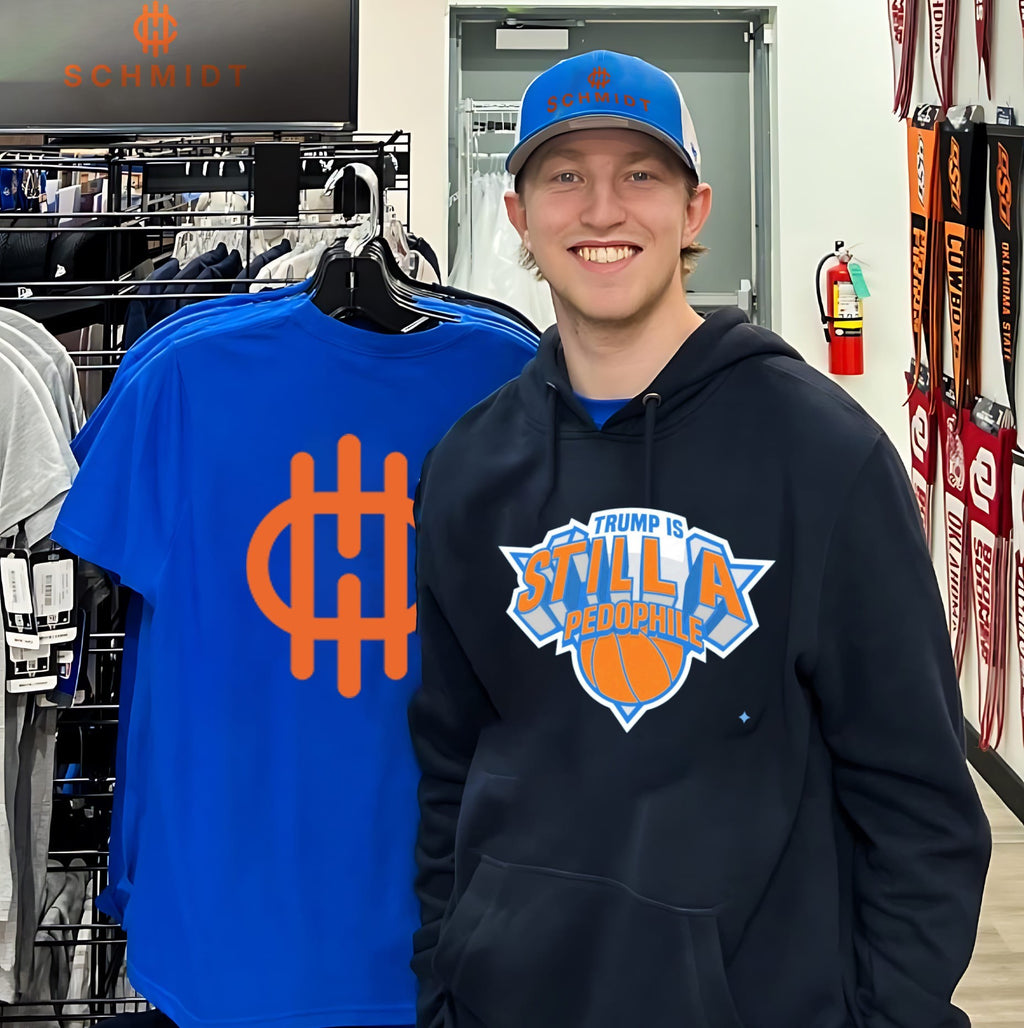 Trump is Still a Pedophile New York Knicks logo shirt