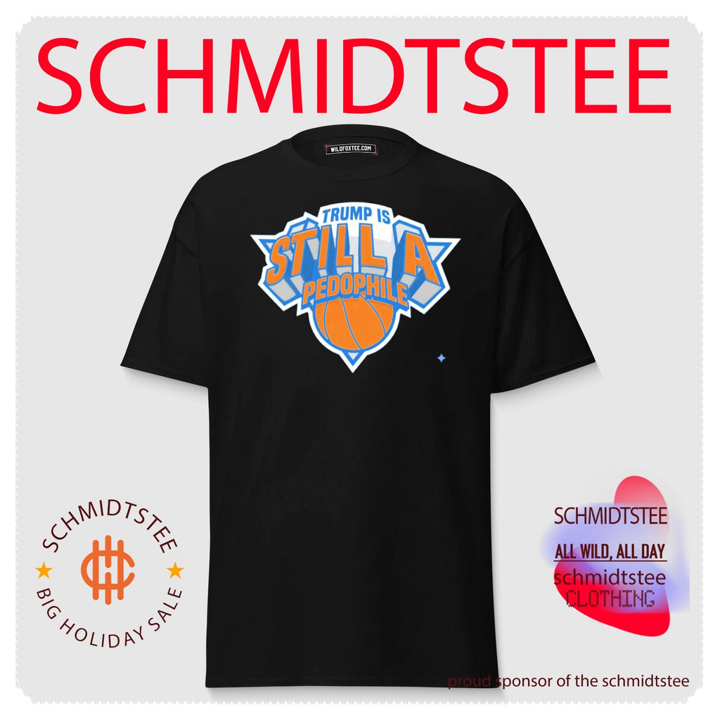 Trump is Still a Pedophile New York Knicks logo shirt