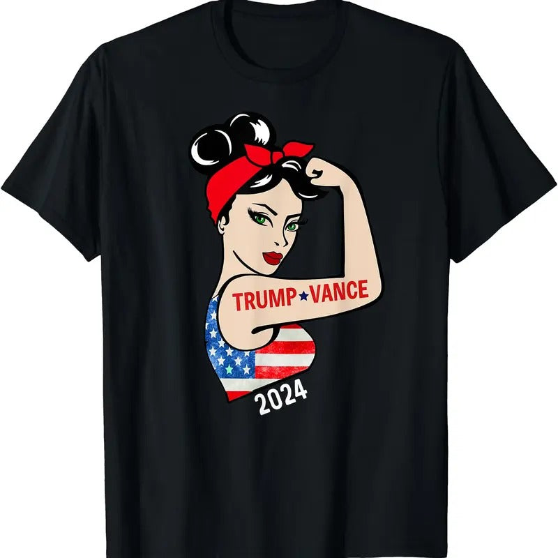 Trump vance 2024 vp vice president America Election women T-Shirt Hoodie Sweatshirt | PrintMintTees.com